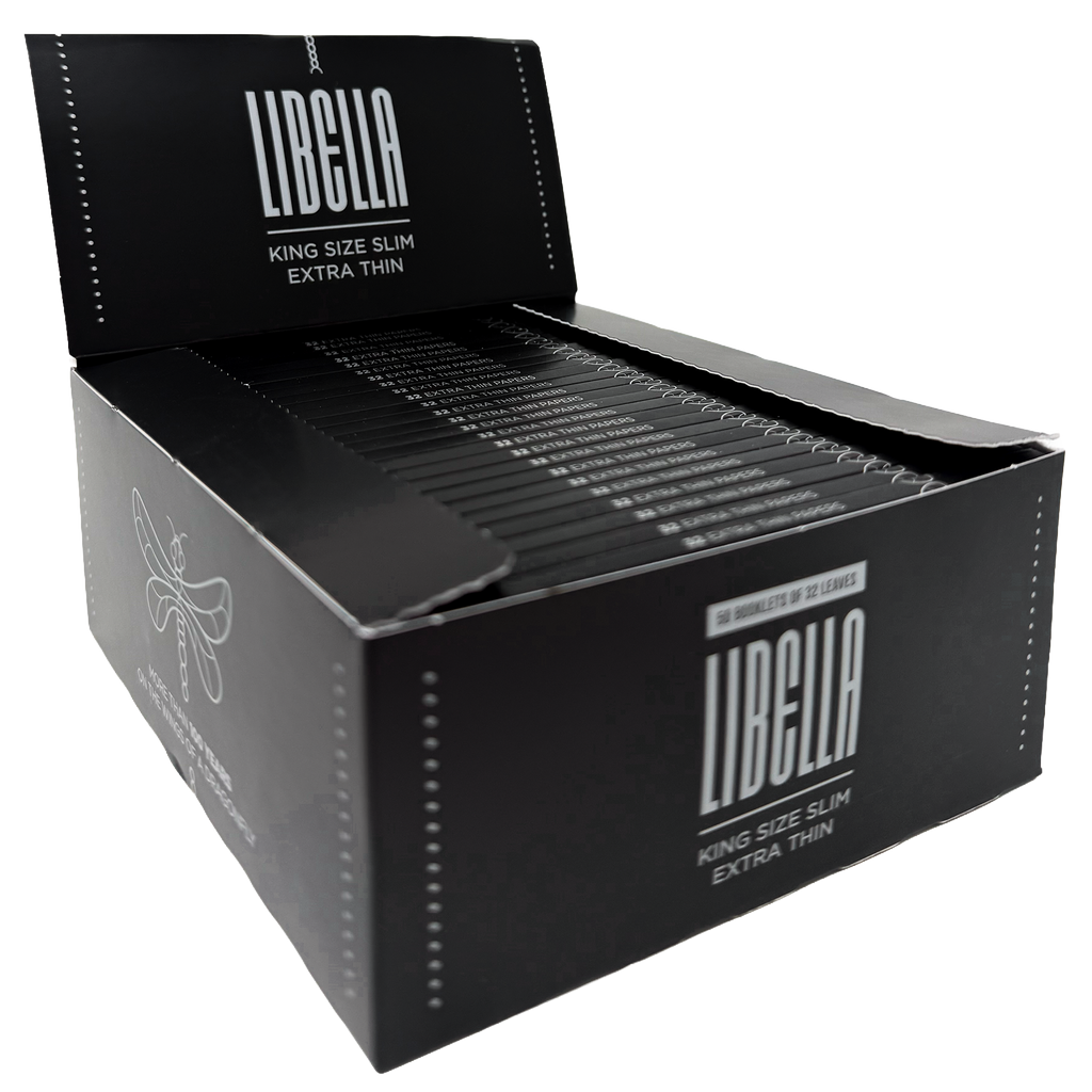 LIBELLA Black Extra Thin King Size Slim