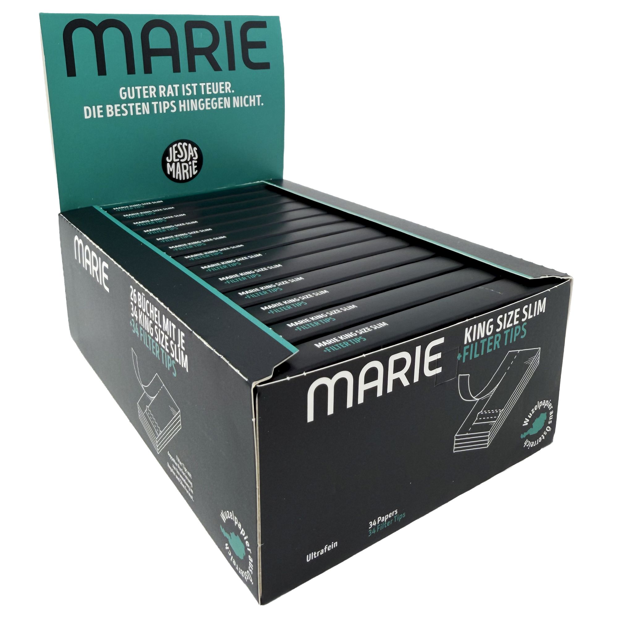 MARIE King Size Slim + Tips
