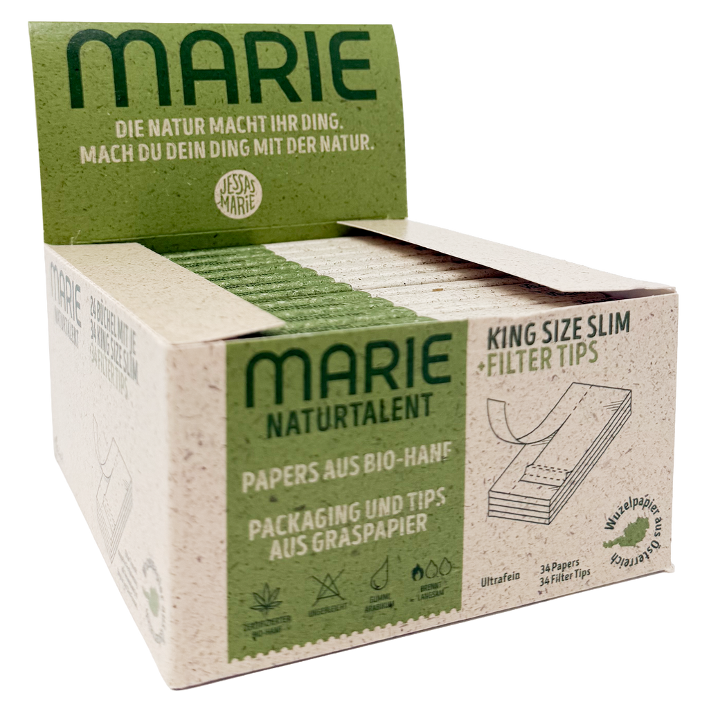 MARIE Naturtalent King Size Slim + Tips