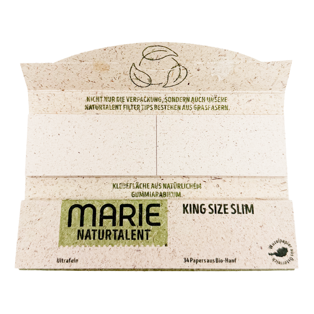 MARIE Naturtalent King Size Slim + Tips